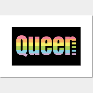 Gay lgbtq trans queer pride Parade rainbow gift Posters and Art